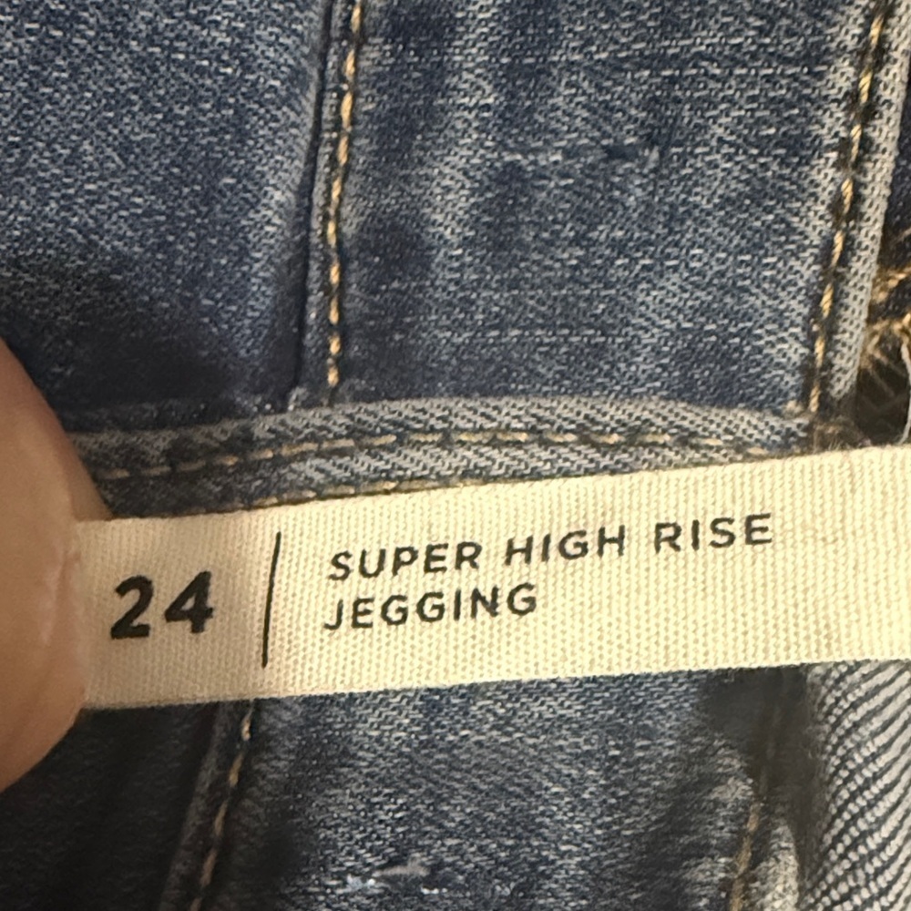 PacSun High Rise Dark Blue Jean Jeggings NWT - Picture 5 of 6